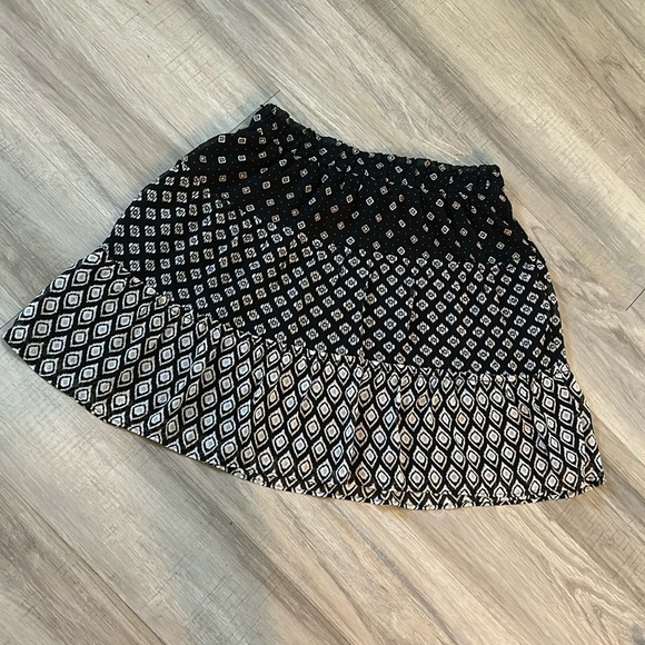 LOFT Patchwork Tiered Pull On Skirt NWT - Picture 2 of 6